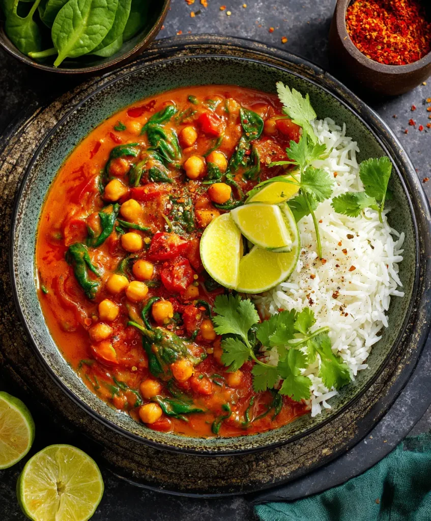 Instant Curry mit Kichererbsen