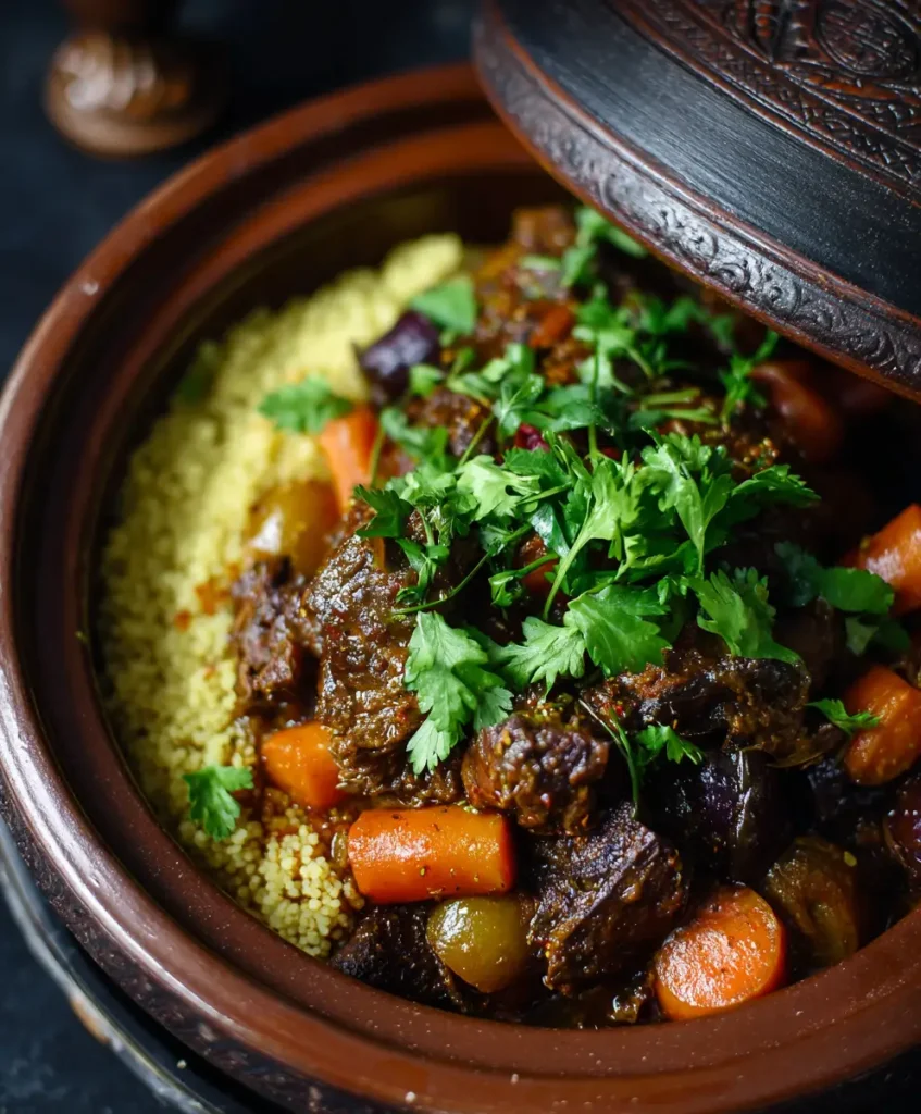 Lamm Tajine aus dem Slow Cooker
